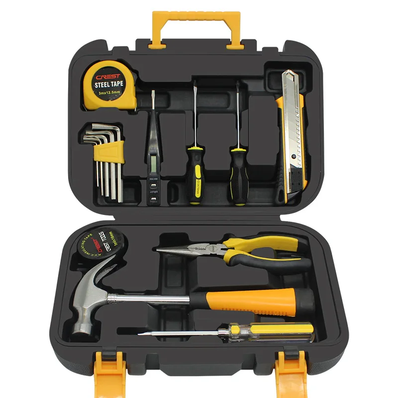 Crimp Pliers Tool Box Household Hardware Mechanical Workshop Torque Wrench Complete Waterproof Plastic Tool Case Hand Tools Sets