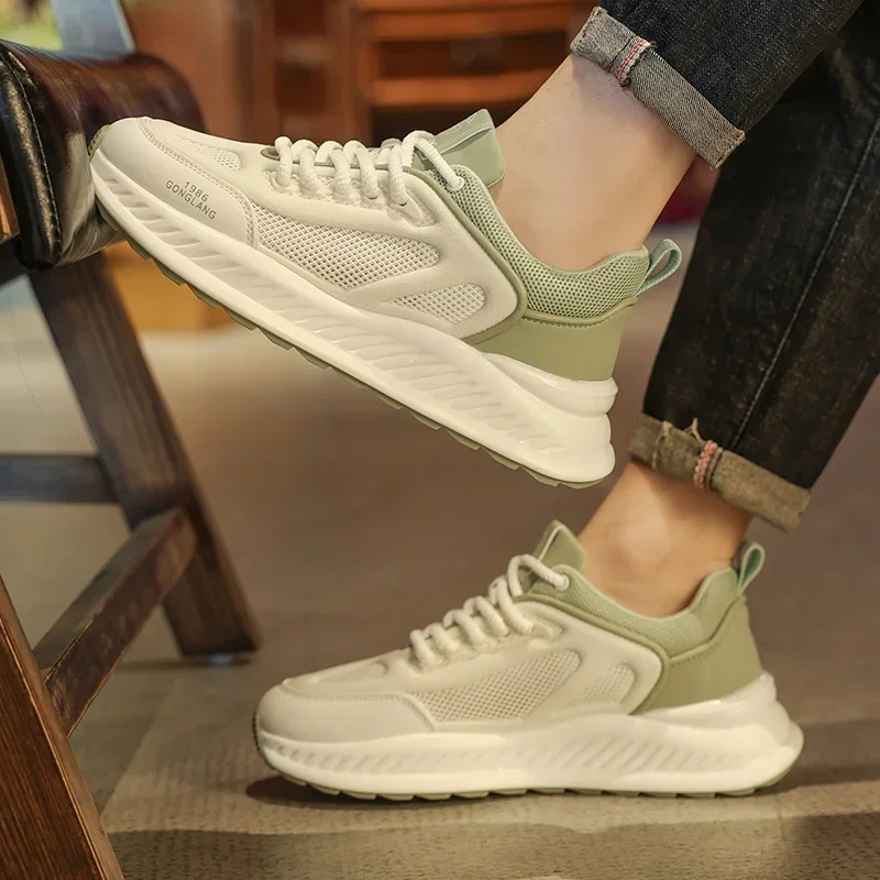 Shoes men Sneakers Male tenis Luxury shoes Mens casual Trainer Race Breathable fashion loafers running Shoes for men image 3
