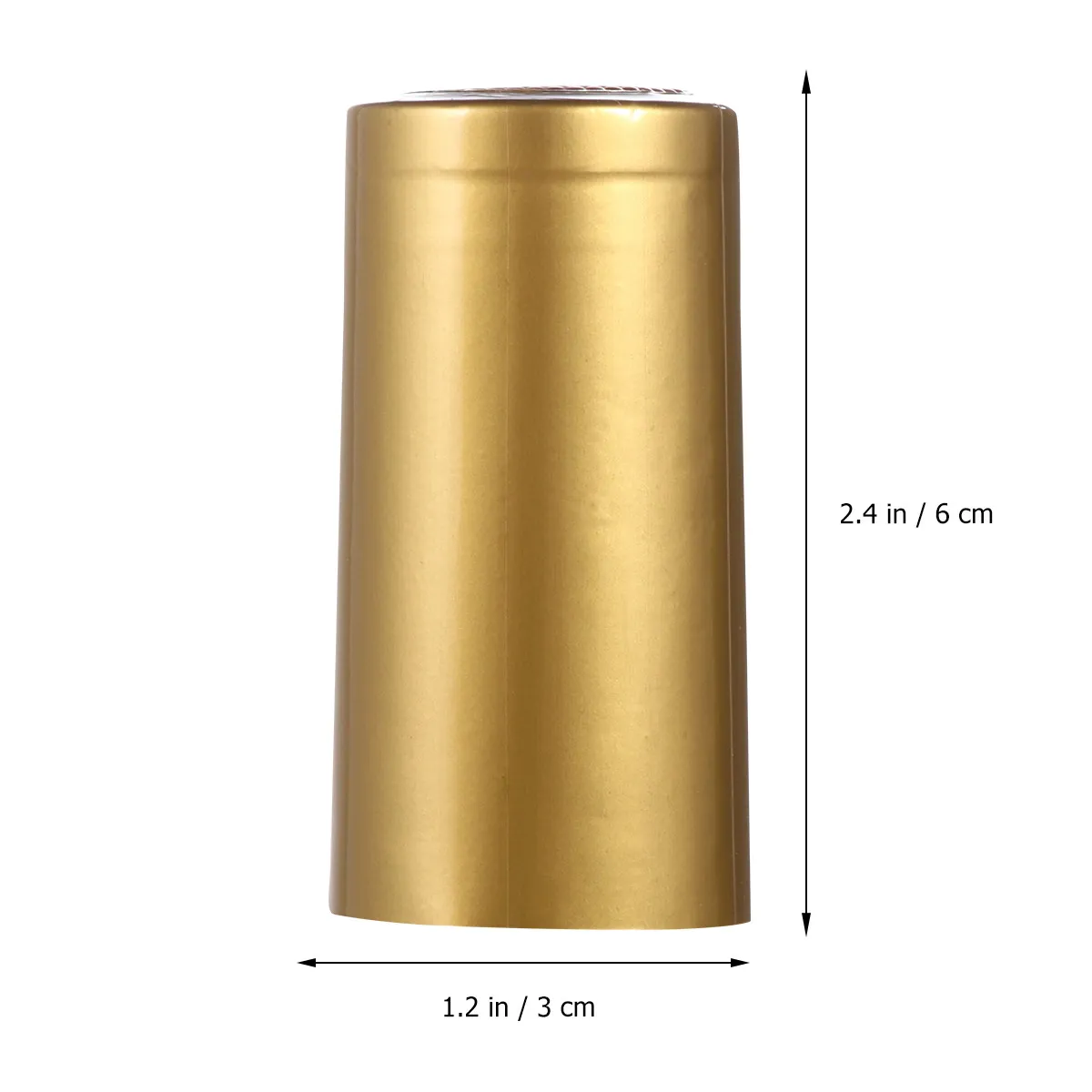 100pcs Wine Heat Shrink Caps Sealing Capsules for Bottle Protection Home Party Use