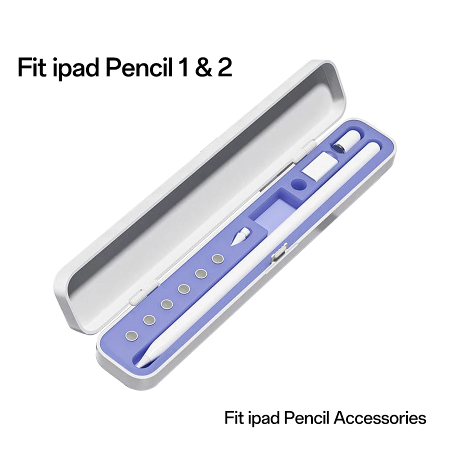 For applepencil storage box generation 2 generation pencil tip stylus case ipad tablet capacitive stylus accessories anti-loss p