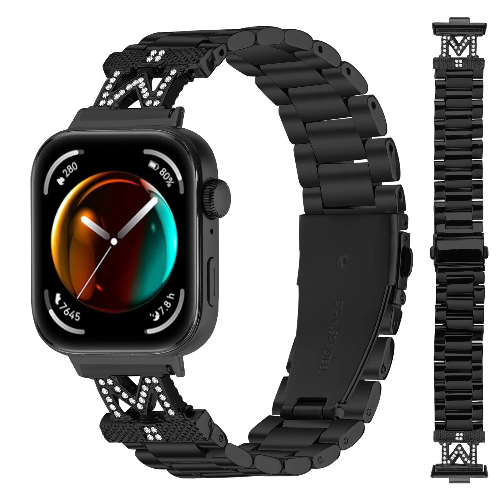 Новый ремешок из нержавеющей стали для Huawei Watch Fit4/4Pro, браслет, умные часы, металлический ремешок для часов для Huawei Watch Fit 3, аксессуары