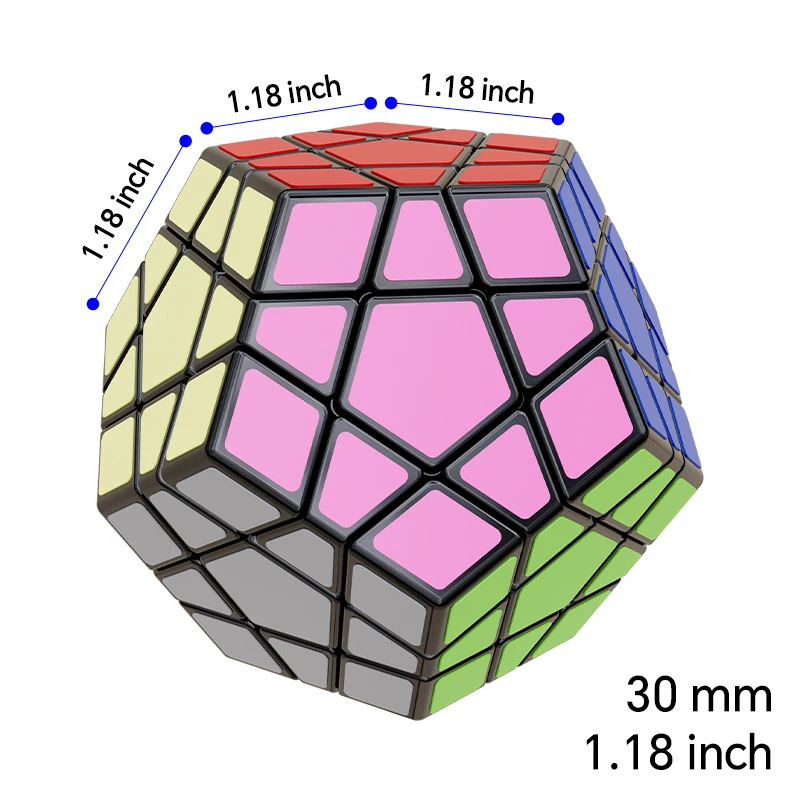 SENGSO Megaminx 3 십이면체 큐브, 속도 매직 큐브, 교육용 장난감, 어린이 퍼즐 장난감, 어린이 생일 선물