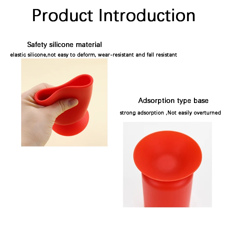 1 قطعة الإبداعية سيليكون جولة شفط كأس حامل قلم تخزين القرطاسية وأدوات ماكياج امتزاز قوي ليس من السهل الوجه