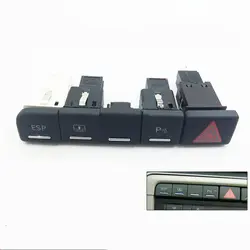 1pcs Esp Switch Button Curtain Switch Button PDC parking assist switch Dummy Cover For Audi A4 B6 B7 2002-2008 A4/S4 Quattro RS4