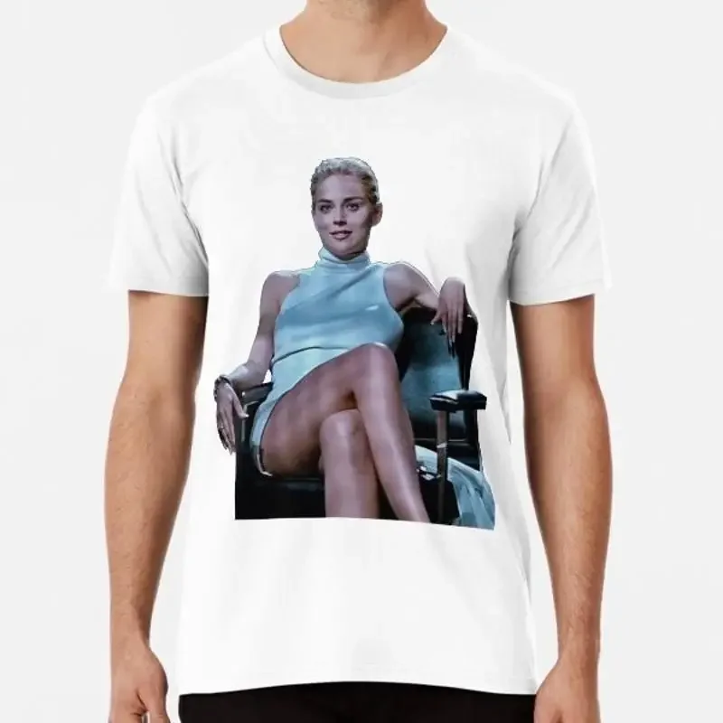 Man Eater II Sharon Stone Basic Ins Made in Australia Mens T Shirt S to 2XL