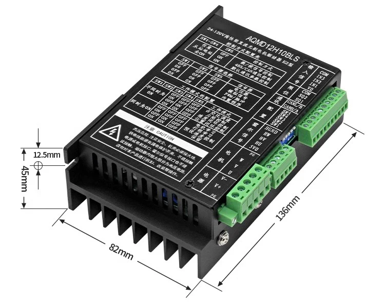 DC24V-120V 400W 600W 800W 1000W 12A Brushless motor driver