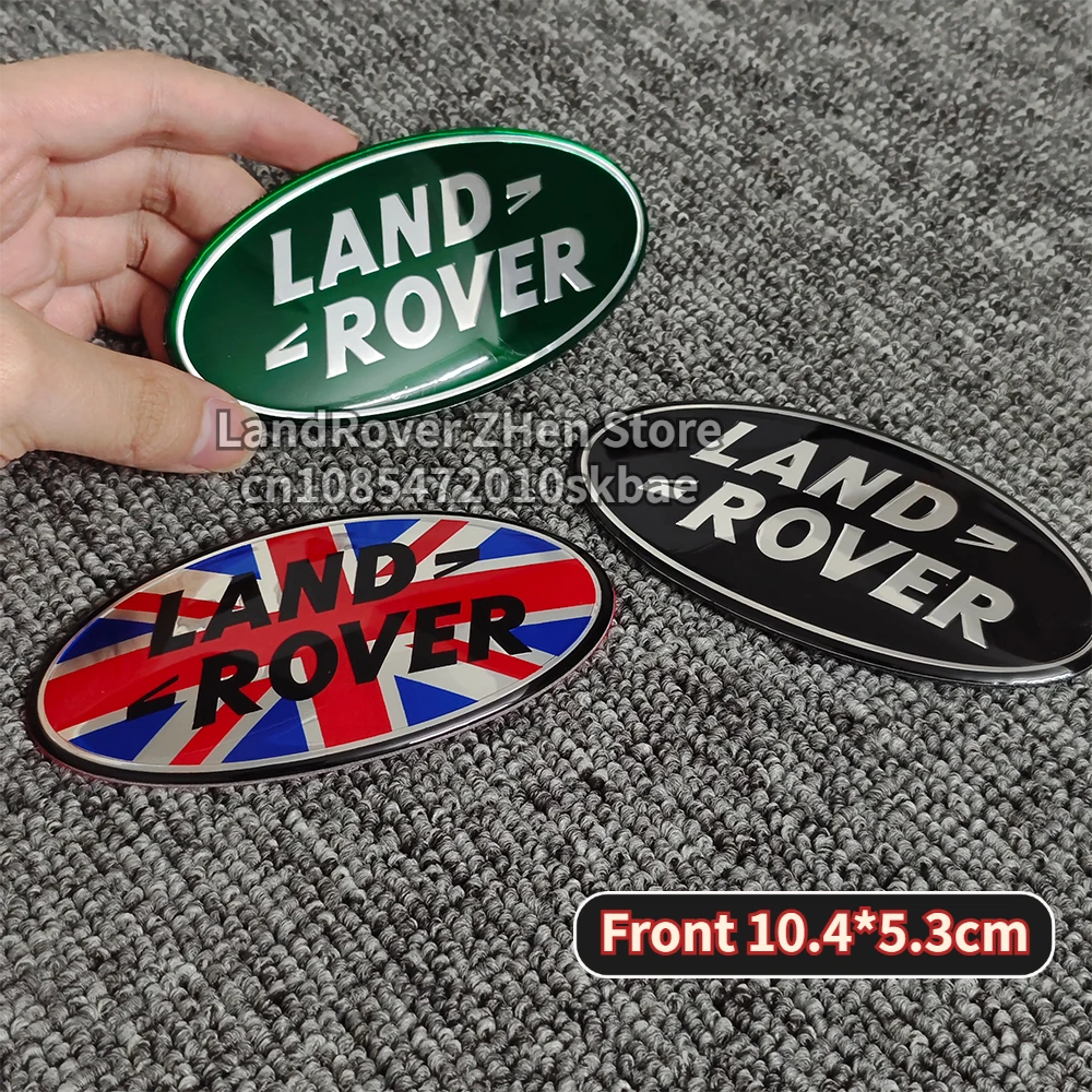 3D Car Front and rear Emblem Badge Sticker For Land rover SVR Discovery Velar Evoque Freelander Range Rover L322 car accessories