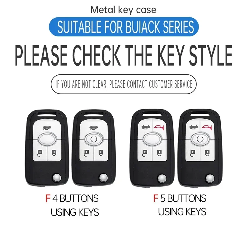 합금 가죽 자동차 키 케이스 커버, 오펠 복스홀 아스트라 K 코르사 E용, 뷰익 베라노 ENCORE GX GL6 접이식 키 쉘 액세서리