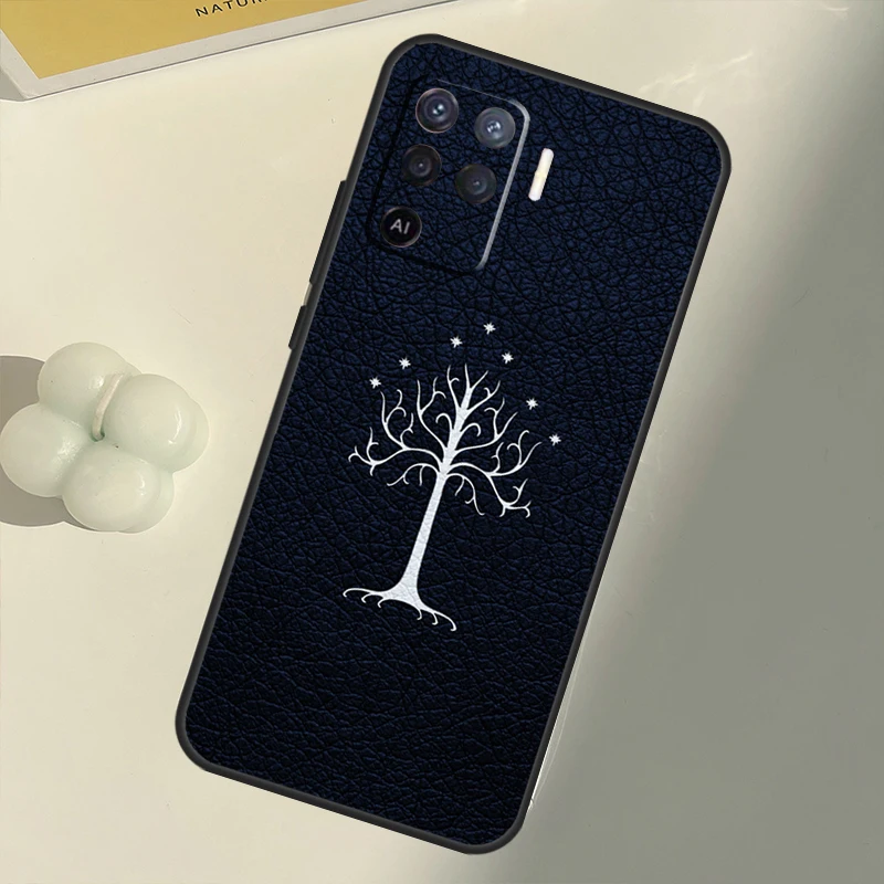 Tree Of Gondor  Lotrs Case For OPPO A1K A3S A5S A15 A16 A52 A72 A5 A9 A31 A53 A83 A91 A93 A54 A74 A94 Cover Capa