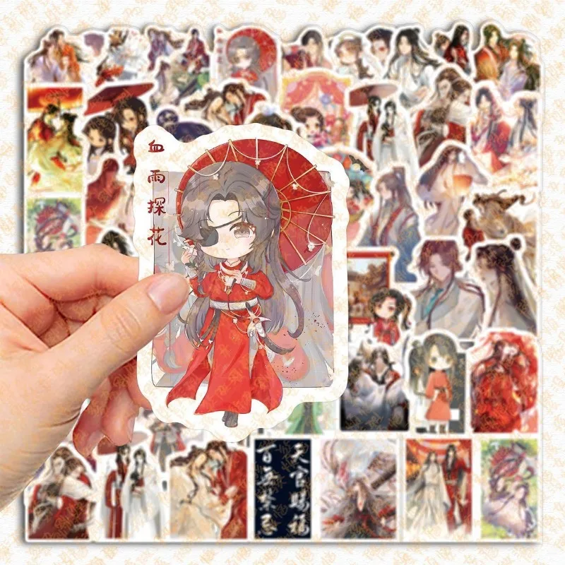 10/63/100PCS Heaven Official\'s Blessing Anime Stickers Decoration Suitcase Scrapbooking Laptop Phone Stationery Kid Sticker Gift