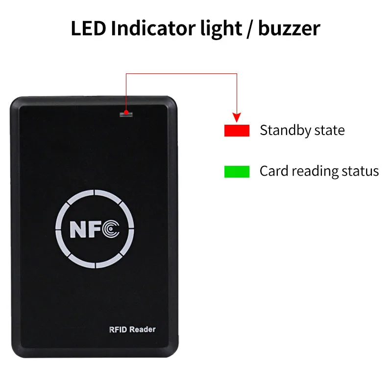 New English Version NFC PM6 Smart Card Key 125KHZ RFID with Full Decode Function NFC Copier ID Reader Writer Duplicator