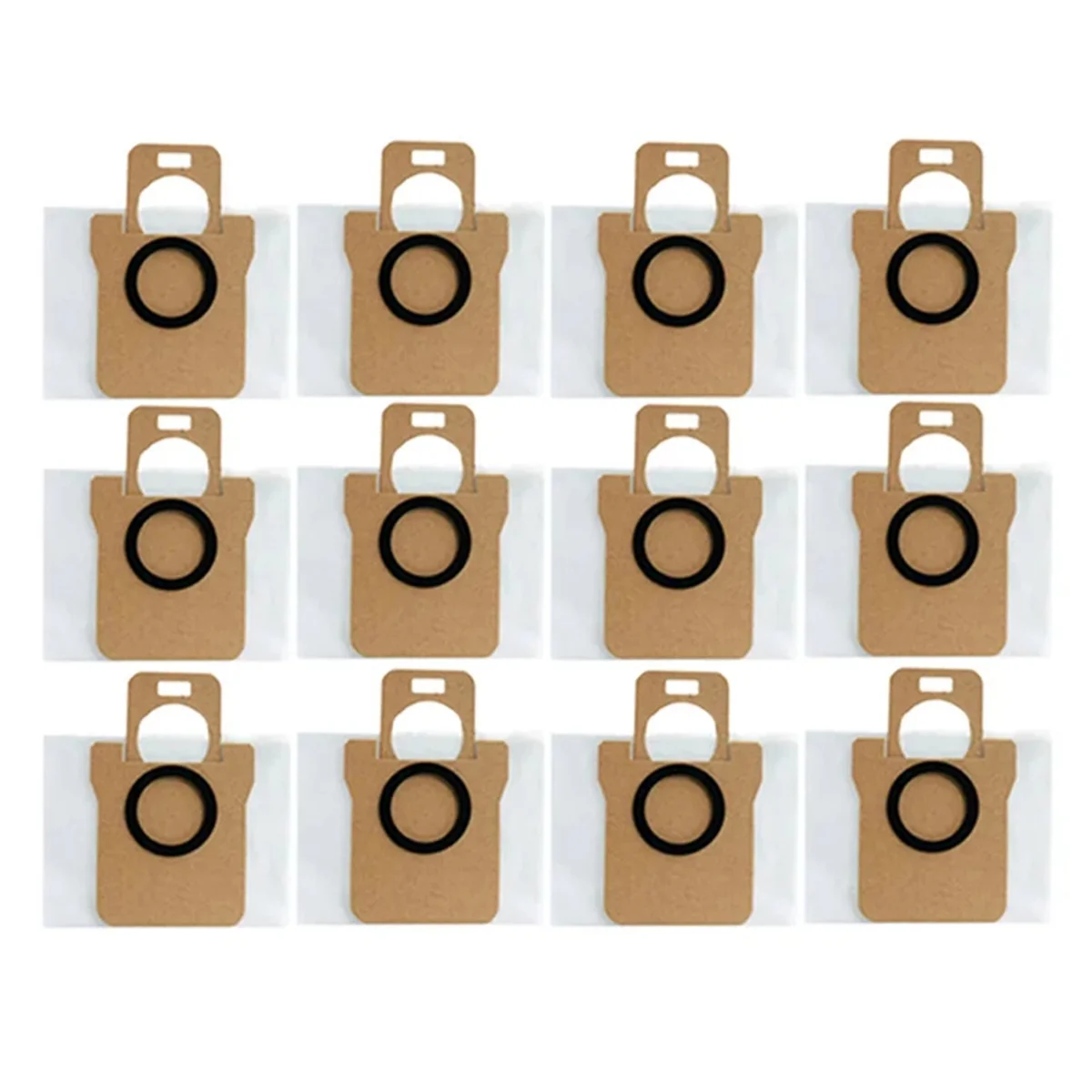 12 Uds repuestos bolsa de polvo para Dreame Bot L30 Ultra Robot aspirador bolsa de basura bolsa sucia