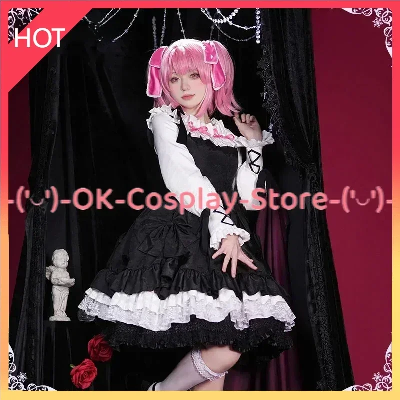 

[Custom Made] Kaname Madoka Lolita Cosplay Costume Anime Puella Magi Madoka Magica Cosplay Dress Party Suit Halloween Uniforms