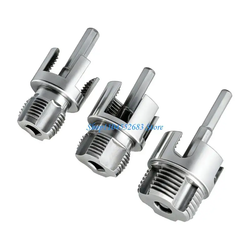 Y6GD Pipe Threading Tool Set With Carbon Steel Construction Efficient Electric Drill Compatible Pipe Threader Kits