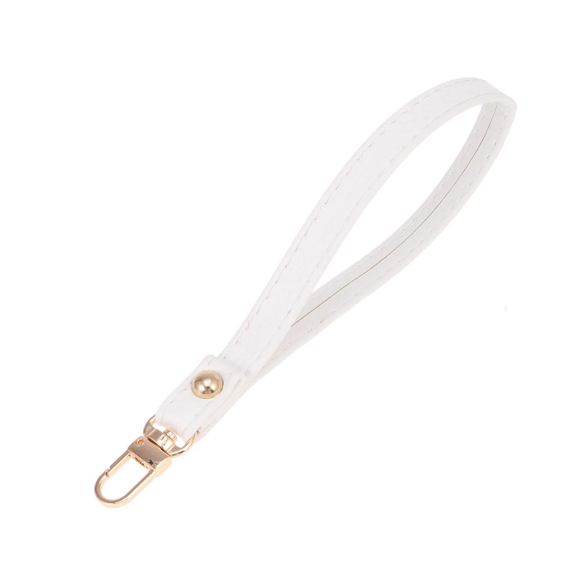 

Handbag Strap Wrist Lanyard White Keys Wristlet Keychain Clutch Metal Purse Wrist Strap PU Sturdy Great Quality Wallets