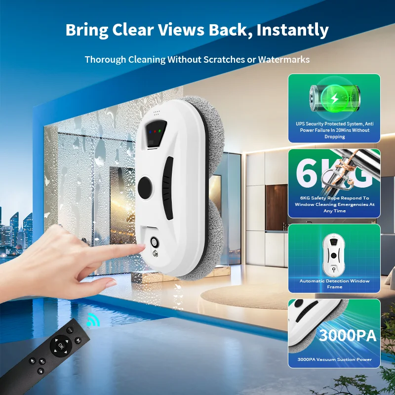 Robot wndow ventanas langou robot limpiador de ventanas