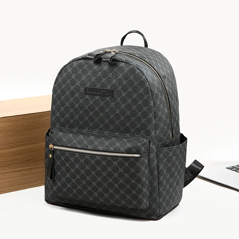 Luxury Women Backpack Bags Multifunction Leather Backpacks for Female Mochila Designer School Shoulder Bag Designer Men Backpack