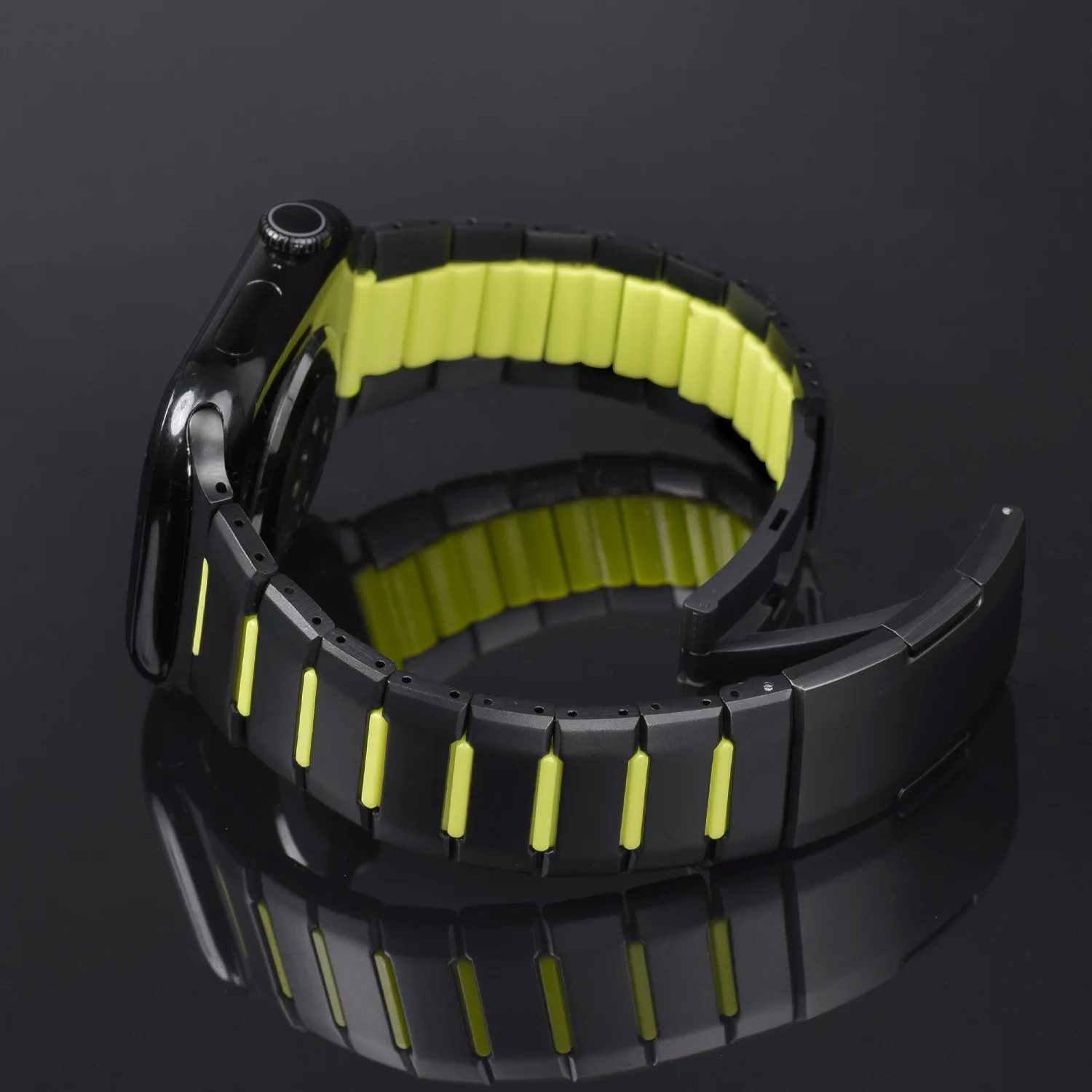 高級ステンレススチール-ラバーストラップ-iwatch-ultra-49mm-シリーズ11-10-46mm対応-スポーツバンド-apple-watch-9-8-7-6-se-45mm-44mm用