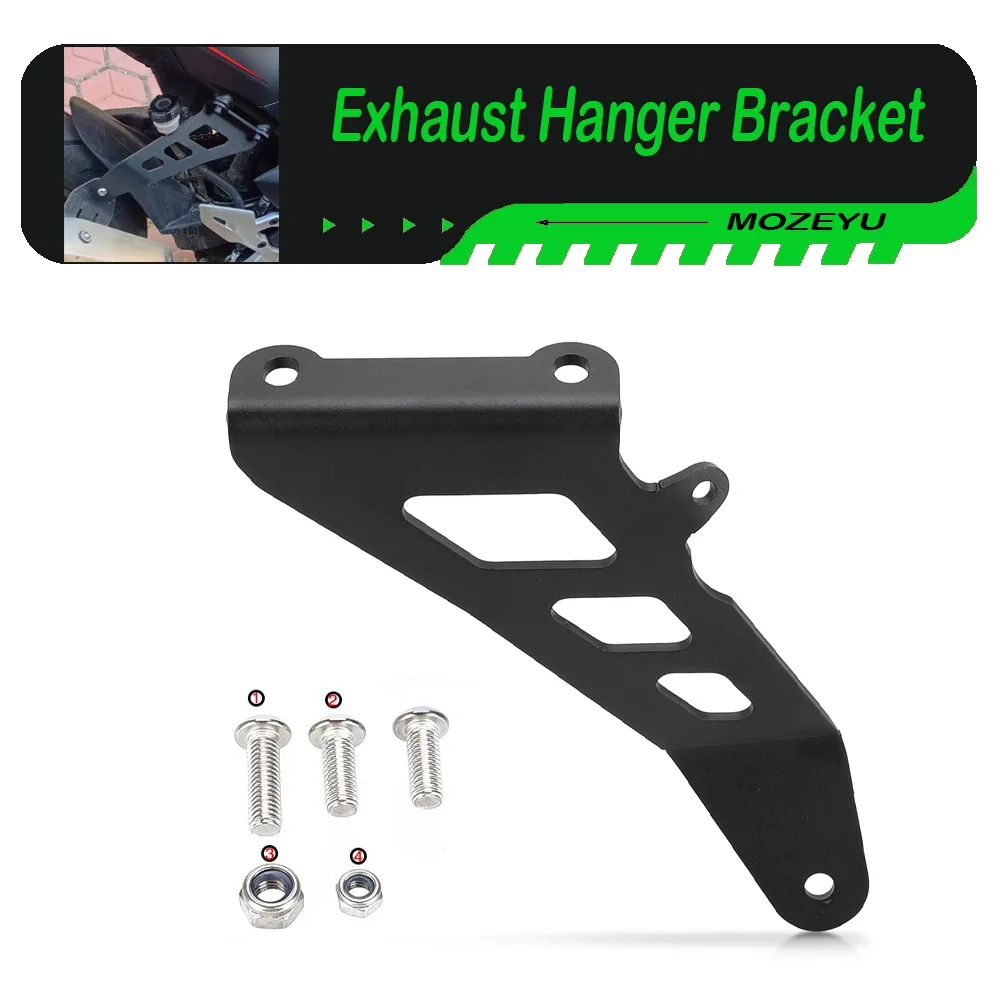 

For Kawasaki Z400 Ninja 400 Z500 Ninja 500 2018 - 2023 Motorcycles Accessories Exhaust Holder Hanger Bracket Muffler Support