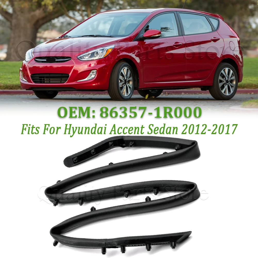 

1 шт. новый автомобильный передний бампер, резиновая уплотнительная полоса, накладка, подходит для Hyundai Accent Sedan 2012 2013 2014 2015 2016 2017 86357-1R000