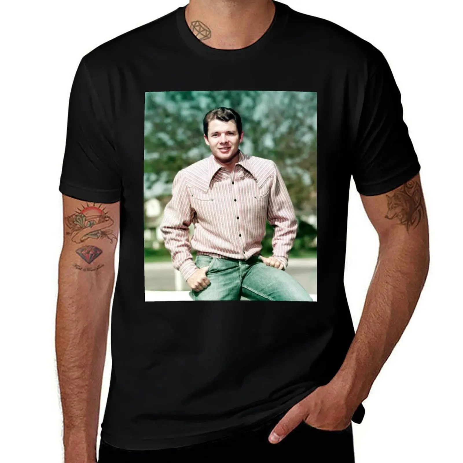 Audie Murphy handsome T-Shirt UV Sun Protection Tee Shirt T-Shirt