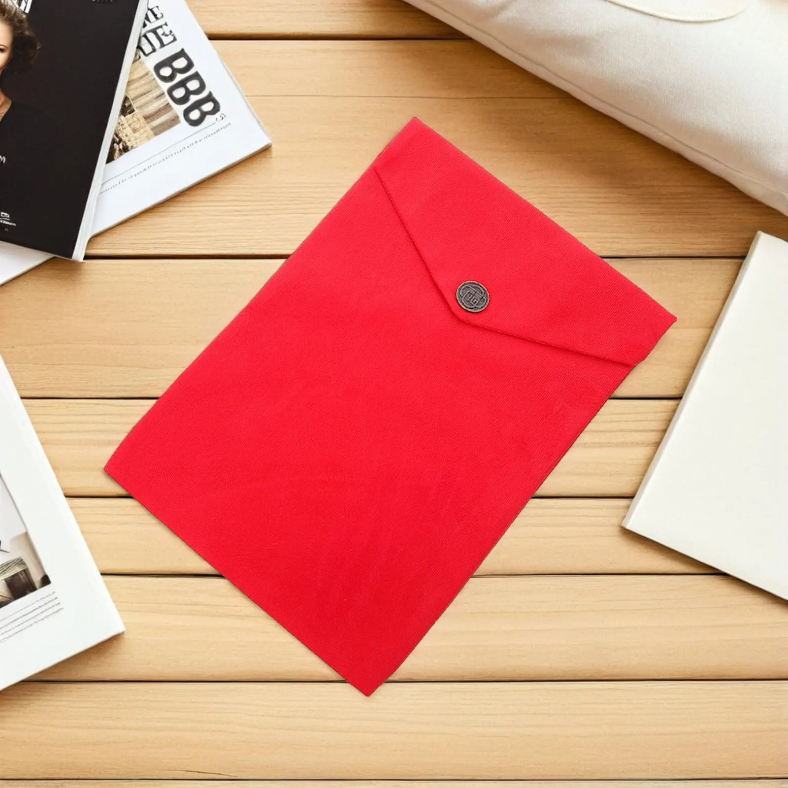 

2Pcs Scripture Storage Bag Embroidered Bible Pouch Soft Cloth Organizer for Quran Prayer Beads Religious Text Carrying Case