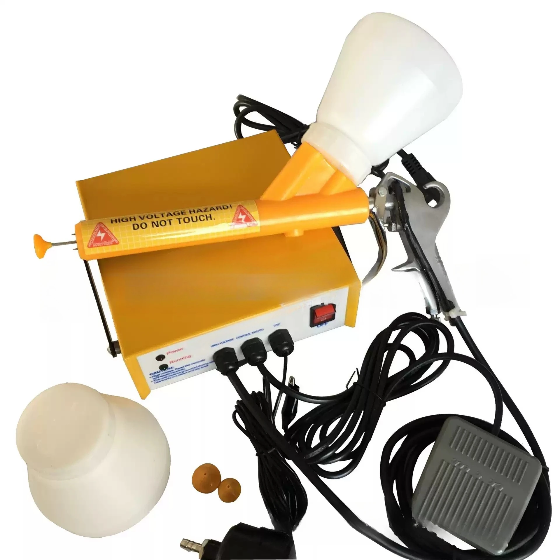Suitable for electrostatic powder spraying machine, portable adjustable system, mechanical coating machine