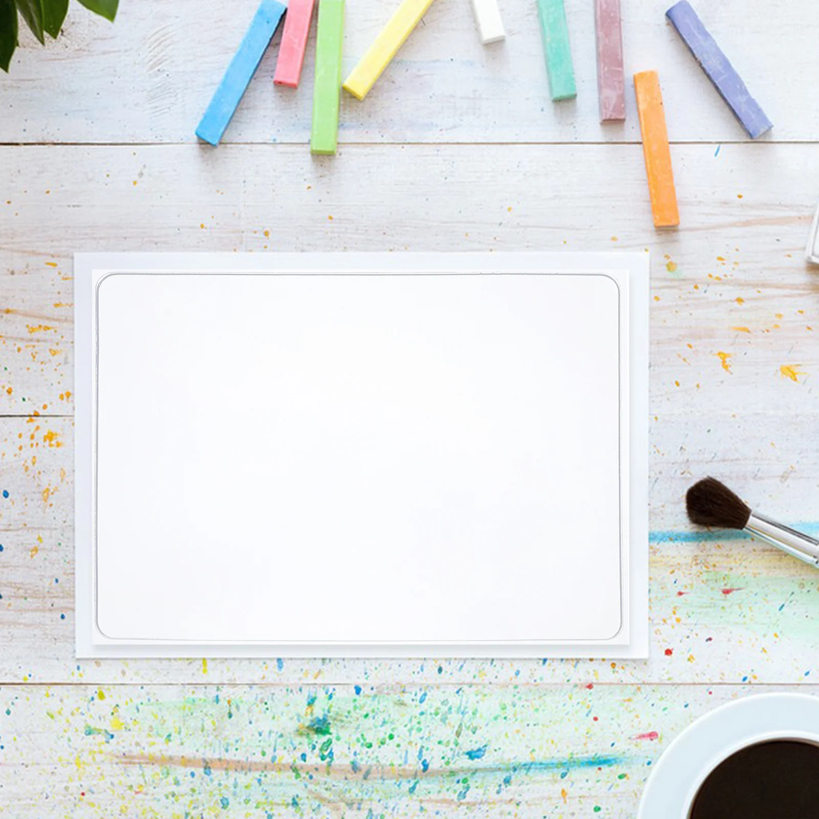 

20x25cm Gel Press Monoprinting Plate Reusable Soft Gel Stamp Pad for Drawing Tools Craft Projects DIY Painting Kit A4