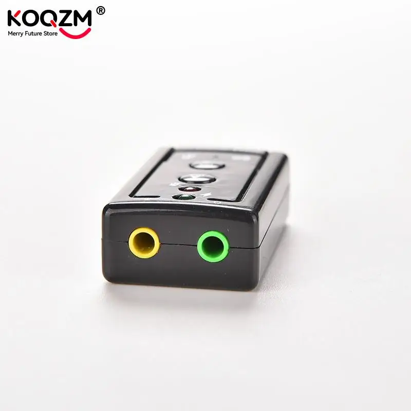 7.1 Channel 3D External USB Audio Sound Card Mic Adapter 3.5mm Jack Stereo Headset For Win XP 7 8 Android Linux for Mac OS