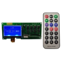 Wireless Bluetooth5.0 MP3 Decoder Board 12V with LCD Lyrics Display Audio Accessories and Remote Control