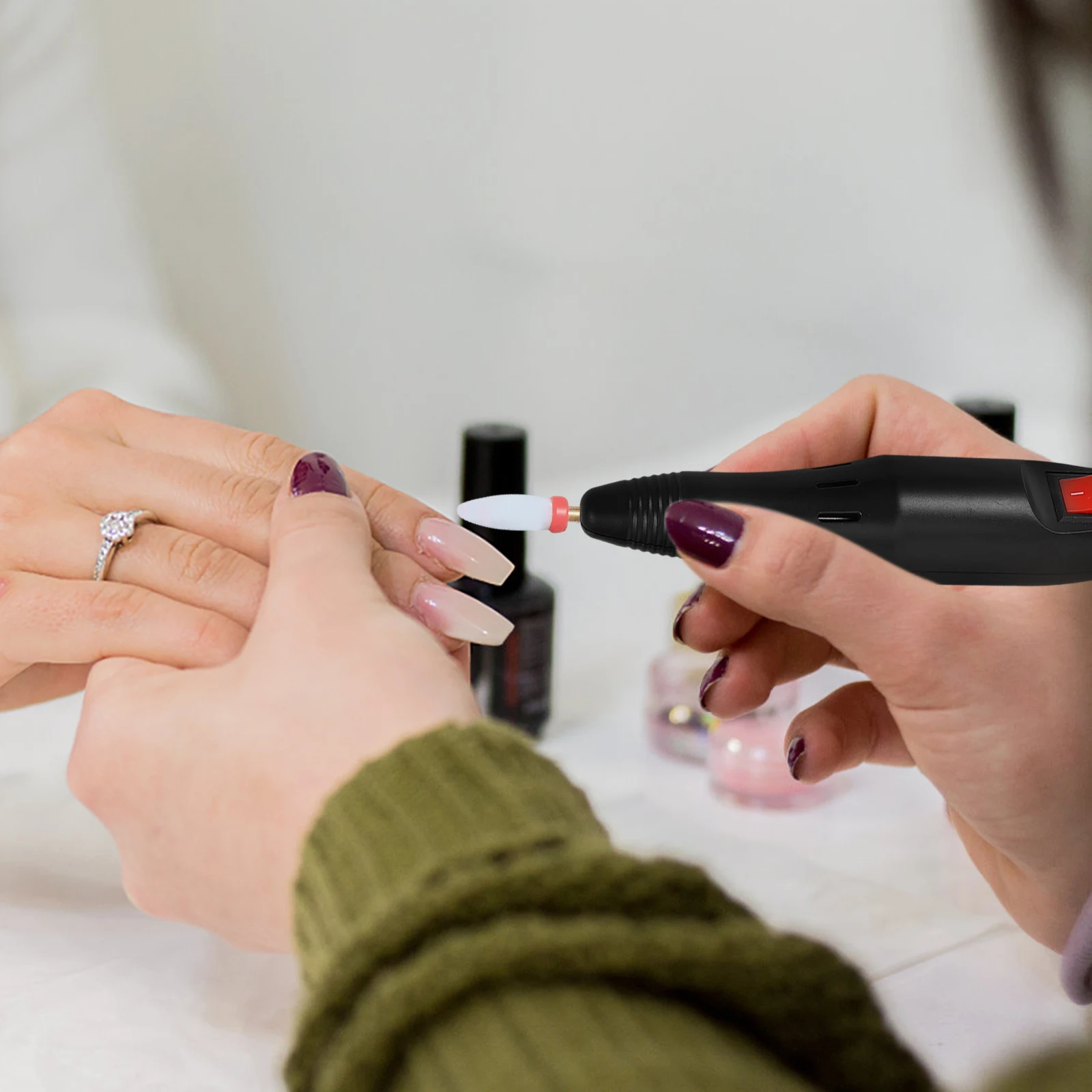 

Efficient Nail Drill Machine Handle Replacement Part for Home and Professional Nail Salons Drill Handle Replacement,