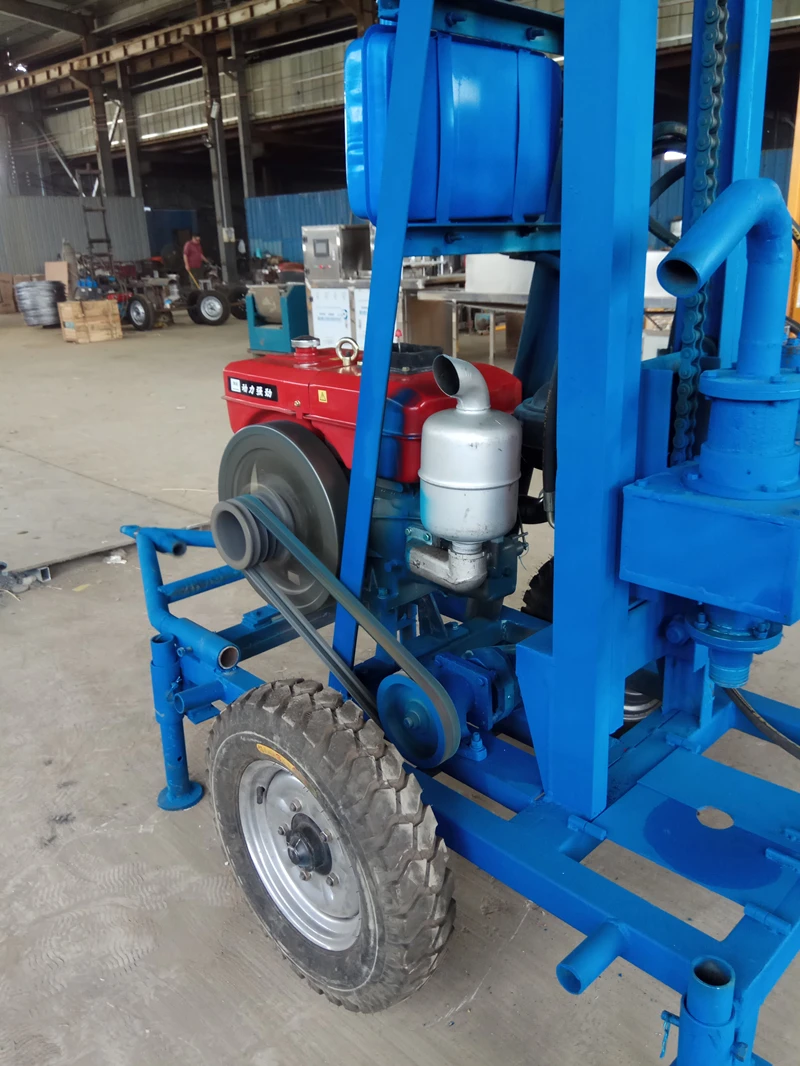 Crawler Mounted Hydraulic Water Well Drilling Rig Machine for Water Wells 100m