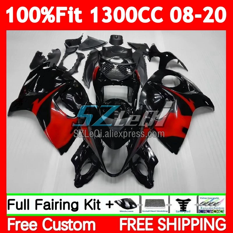 OEM Body For SUZUKI GSXR-1300 Hayabusa GSXR 1300 CC 88No.11 GSXR1300 08 09 10 11 12 13 14 15 Stock black 16 17 18 19 20 Fairing