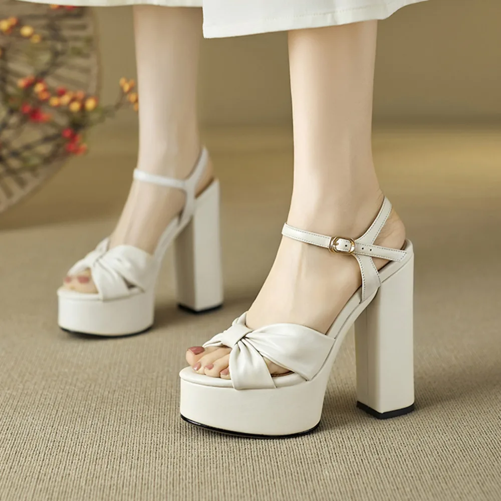 

Women shoes Party Modern Sandals women sandals for woman Super Wedding Ladies genuine leather heels