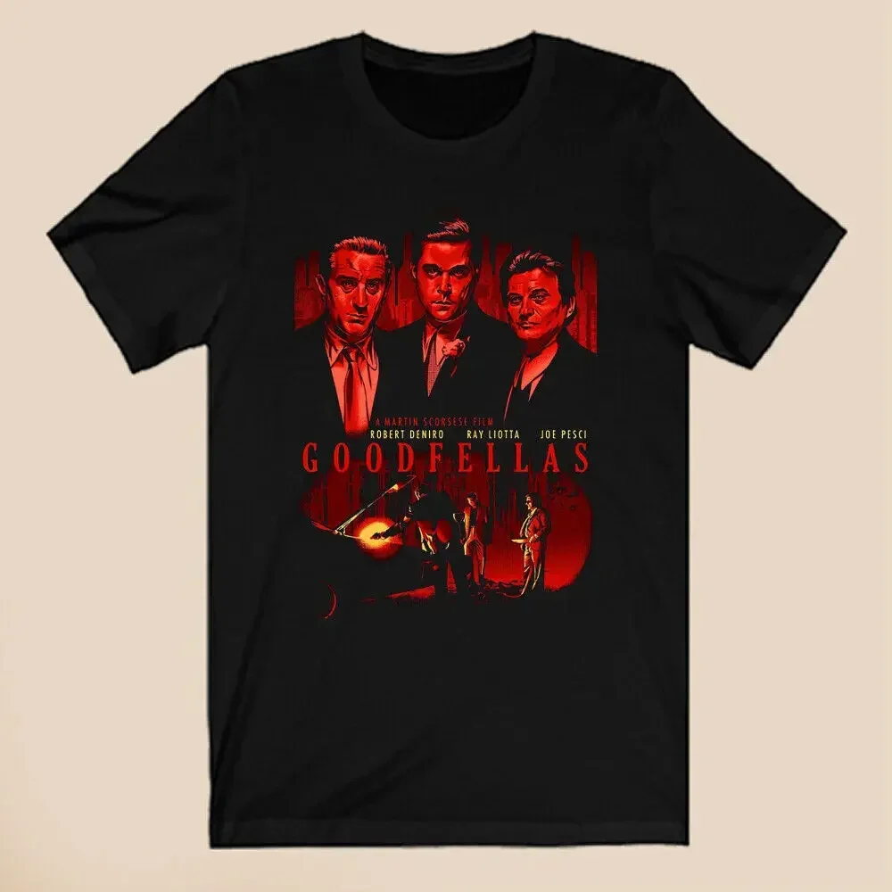 Goodfellas Three Wise Men Men's Black T-Shirt Size S-5XL  Tees High Quality 100%Cotton Short Sleeve