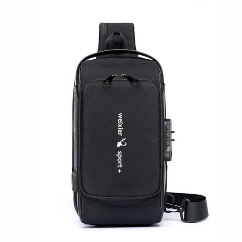 Men Cross Body Shoulder Chest Pack Bag Sling Backpack Waterproof Oxford Travel Motorcycle Anti-theft Male Side Messenger