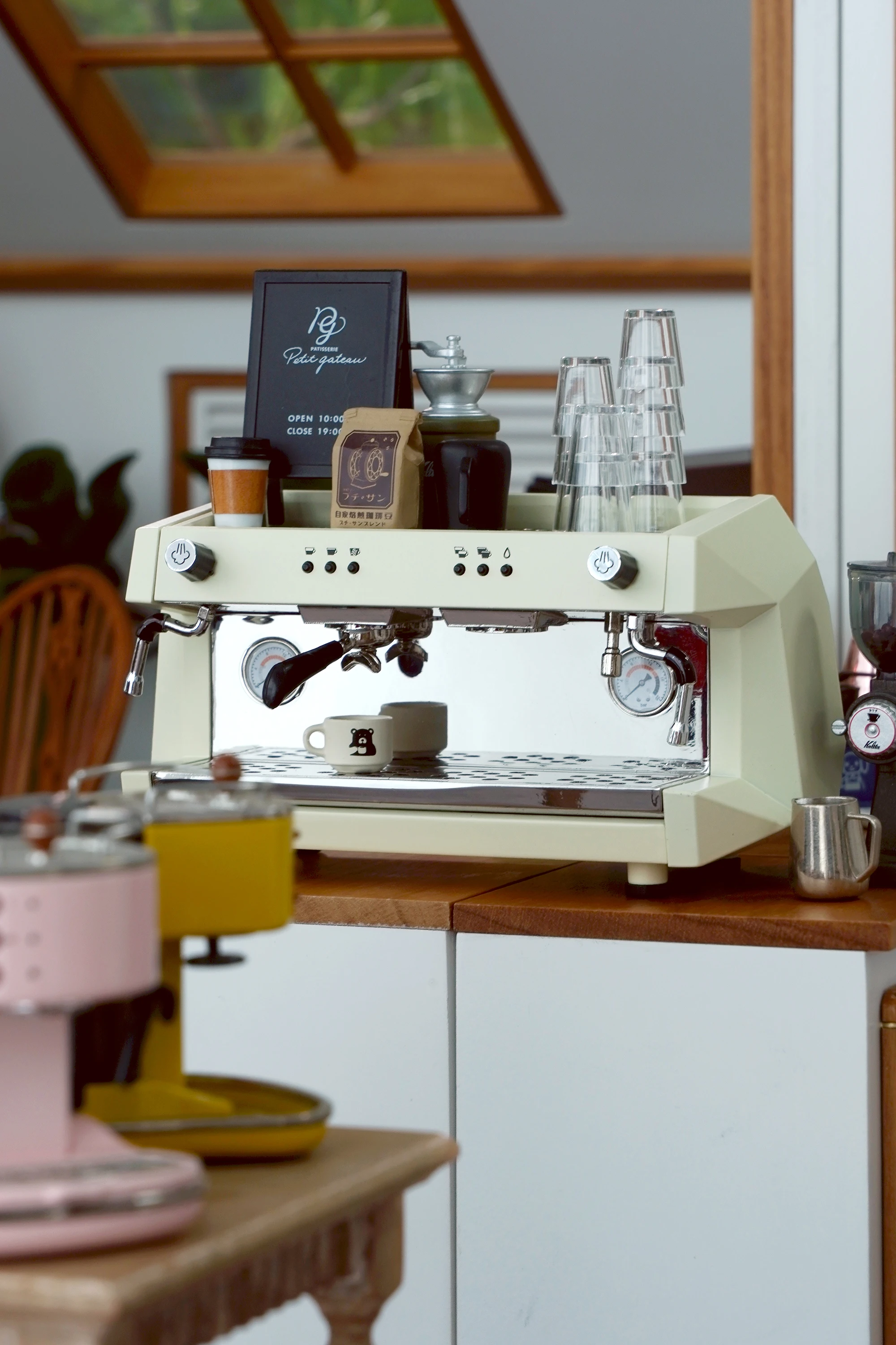 1/6 doll house model furniture accessories mini model  Commercial coffee machine