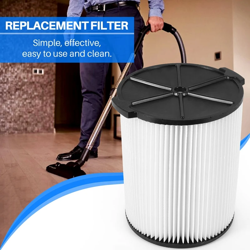 Ridgid Shop Vac 필터, Ridgid 표준 습식 및 건식 진공에 적합, Vf4000