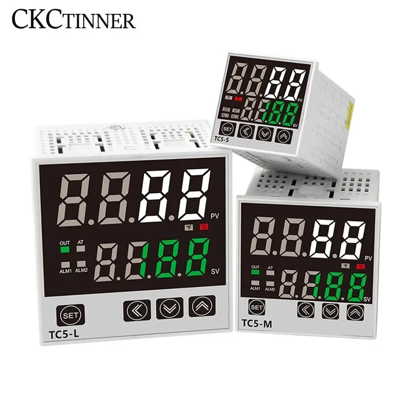 PID Temperature Controller Timer Thermometer Relay K-type 400℃ AC100~220V Integration Control Instrument Buzzer Alarm