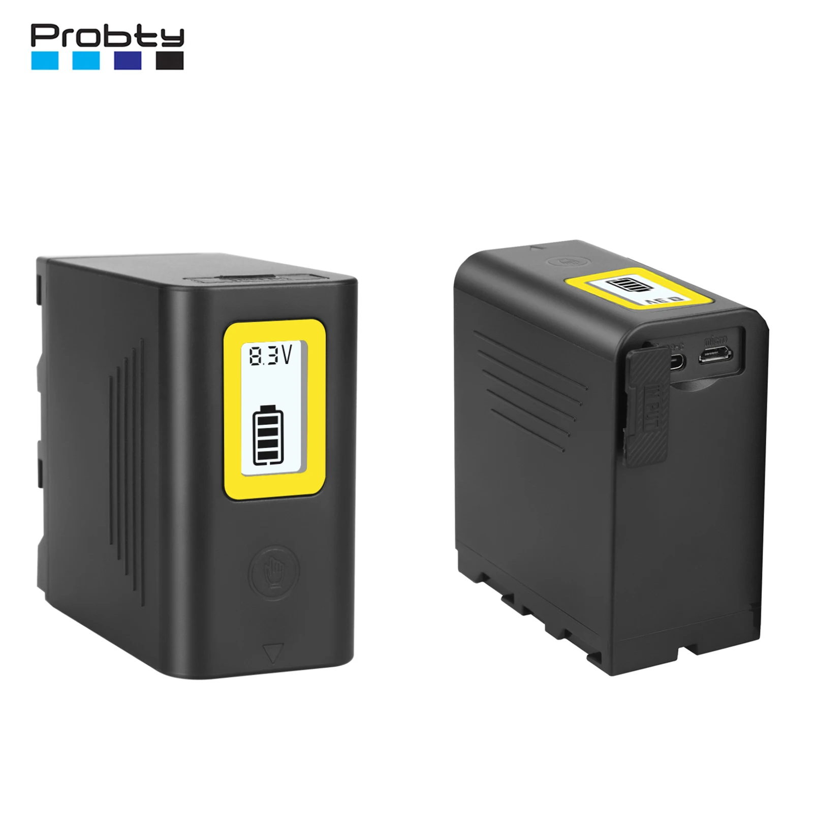 Probty NP-F970 NP F970 NP-960 Battery NP-F960 Batteries for Sony DCR-VX2100 DSR-PD150 DSR-PD170 LED Video Light
