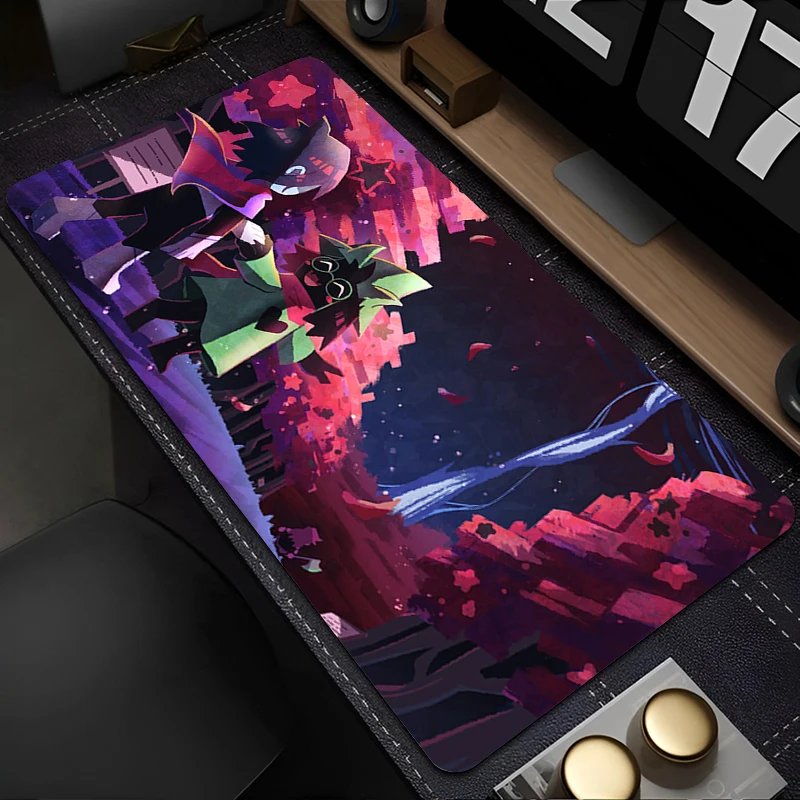 Kawaii mouse pad portátil dos desenhos animados d-deltarune hd impressão mousepad pc hd impressão pixel jogo teclado almofada de jogos anime desktop mouse esteira