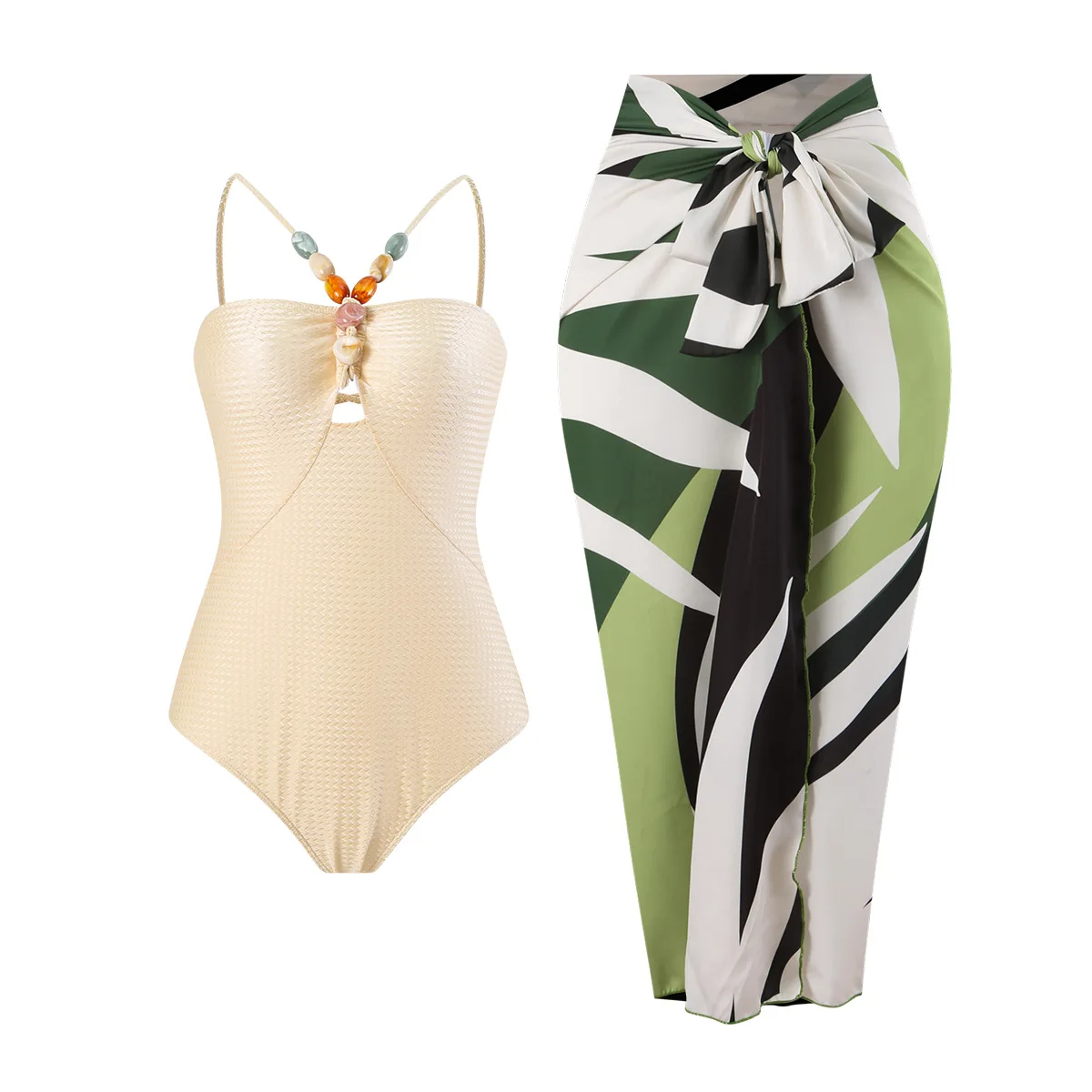 Verão multi-cor suspensórios de pedras preciosas maiô francês uma peça feminina estilo praia roupa de banho oco design roupas femininas