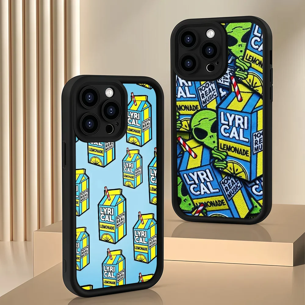 L-Lyrical L-Lemonade phone case For iPhone 12 11 13 14 15 16 17 Max Pro Plus Air Mini Shockproof Anti-Slip Silicone Soft Shell