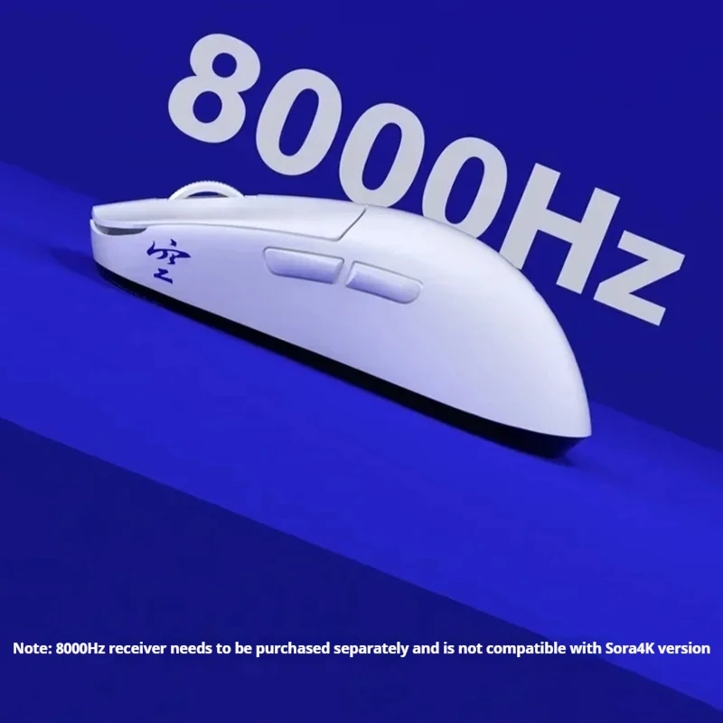 خصم 30% على ماوس الألعاب اللاسلكي Ninjutso Sora V2 المخصص خفيف الوزن بثلاثة أوضاع مزود بتقنية البلوتوث 8K مكتب العودة PAW3395 PC