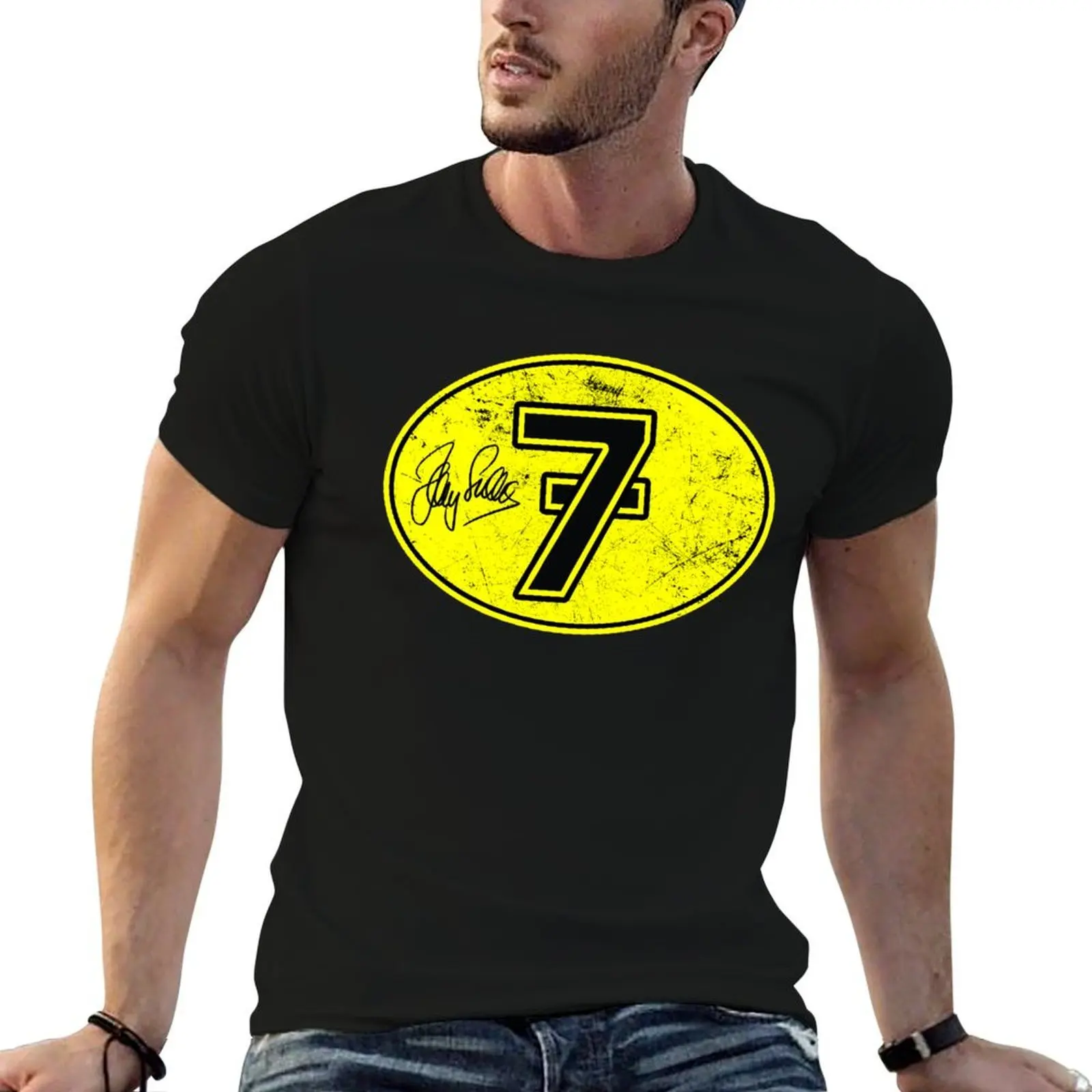 

Barry Sheene Lucky 7 T-Shirt t shirt man plain t shirts for man slim fit T-Shirt