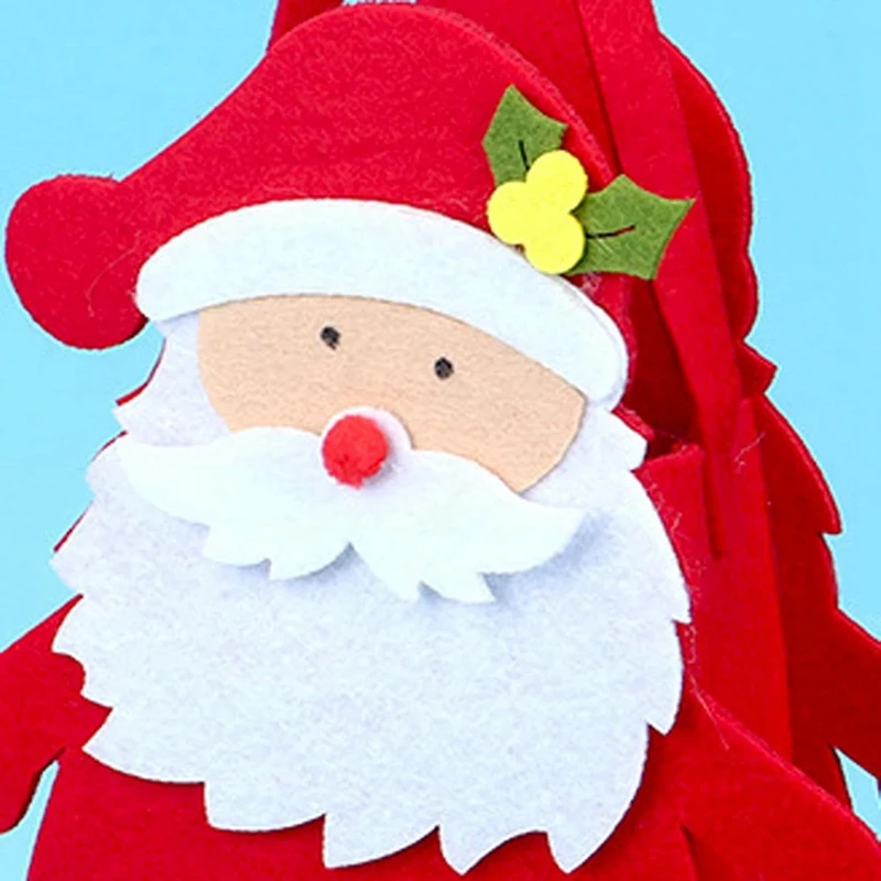 Bolsa de Navidad inteligente, bolsa de dulces, suministros navideños de dibujos animados "Silent Girl" para niños de 8 a 12 años