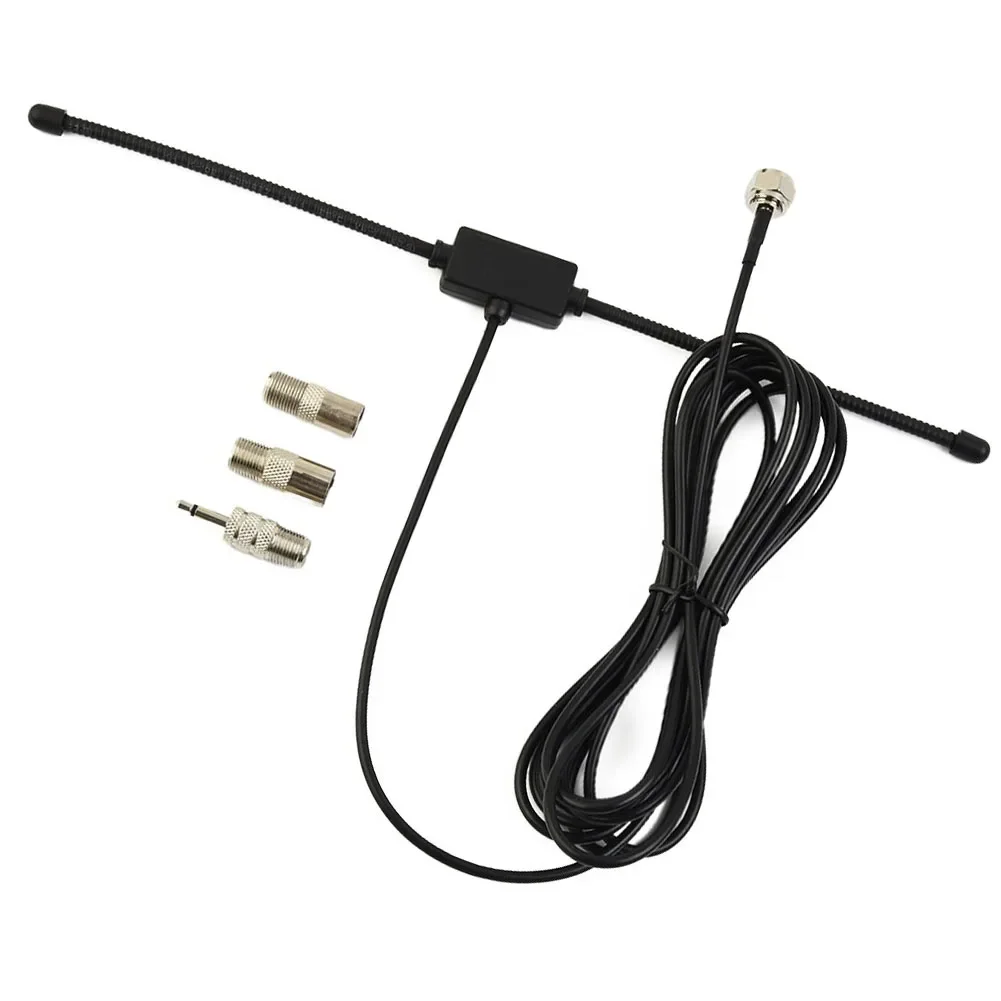 

1 Set DAB FM Radio Antenna FM Dipole Aerial Audio Plug Connector For Stereo Receiver Compatible With Most Of Home Audio Or Radio