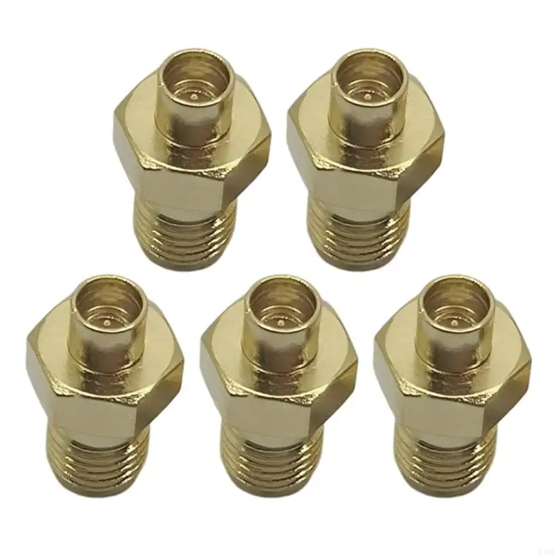 SMA Female to Male Adapter Connector Metal Gold Plated Cable Radio Routers WiFi Mobile Communication Accessories F19E