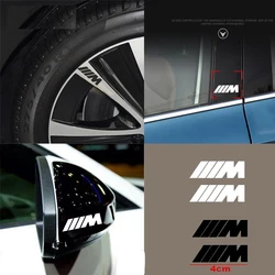 4Pcs Car Body Sticker For BMW E46 E60 E39 E70 E83 E85 E87 E90 F10 F20 F30 1 2 3 5 7 X Series M3 M5 M7 M2