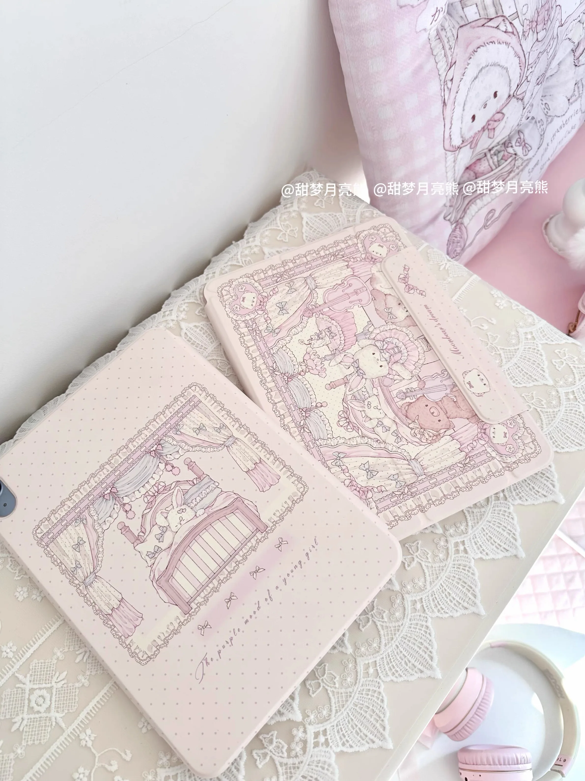 

Original design ballroom dance tablet case for iPad, three-in-one magnetic detachable tablet protective case